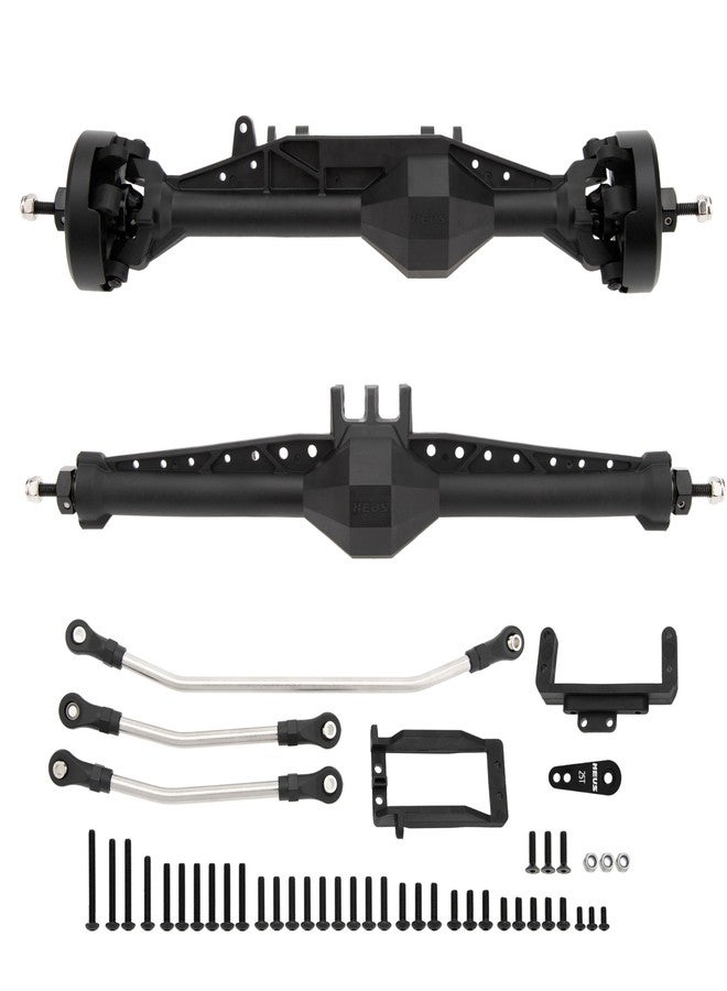 MEUS RACING محاور MEUS RACING 1/10 نايلون ISO مستقيمة مع ثقل موازن للمحور الأمامي لسيارات Axial Capra II SCX10 II وغيرها من سيارات الزحف التي يتم تجميعها يدويًا بمقياس 1/10 (مسافة عجلات Capra 224 مم) - Image 4